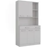 Vicco Küchenbuffet Raul 100,1 x 188,5 x 46 cm Weiß