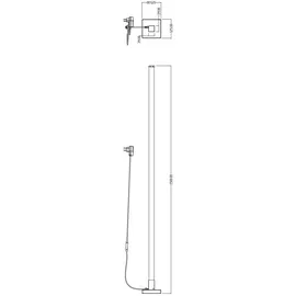 Brilliant LED Stehlampe Neele weiß