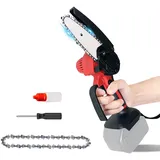 6 Zoll Mini Kettensäge Elektro für Einhell 18V Power X-Change,Akku kettensäge für Gartenscheren Astschere Holzschneidenz (Ohne Akku)