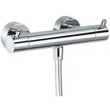 HSK Aufputz-Sicherheits-Duschthermostat Rund Chrom