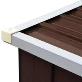 vidaXL Kaminholzregal 330 x 84 x 152 cm braun