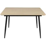 home collective Esstisch Hellbraun, Holzwerkstoff, 120x75x80 cm Esszimmer, Tische, Esstische