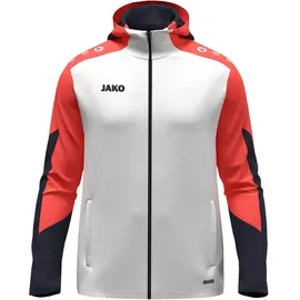 Jako Kapuzenjacke Dynamic weiß/coral/marine XL