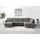 sit&more Wohnlandschaft SIT & MORE "Farö U-Form", braun (schlamm), B:325cm H:90cm T:187cm, Sofas, Wohnlandschaft, inklusive Federkern, wahlweise mit Bettfunktion und Bettkasten