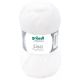 Gründl Häkelgarn Premium Weiß 50 g