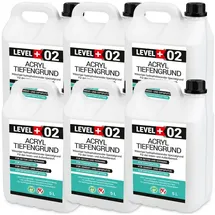 LEVEL+ Acryl Tiefengrund Grundierung Zement Gipsputz 30 L