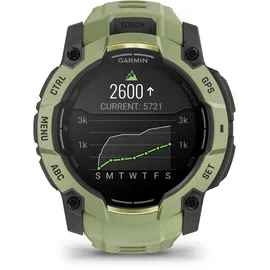 Garmin Instinct 3 AMOLED 50 mm Pebble Grey / Fern