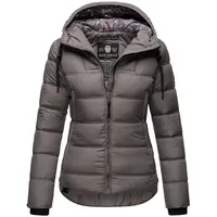 Navahoo Damen Steppjacke Warm gesteppte Winterjacke mit Kapuze Renesmee