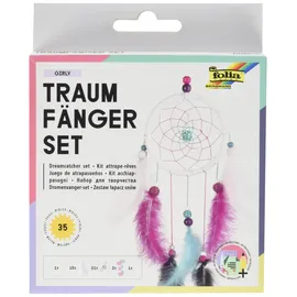 Folia Traumfänger-Set Girly Bastelset 35 Teile