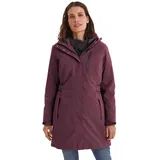 KILLTEC Damen Funktionsparka/Parka mit abzippbarer Kapuze KOW 165 WMN PRK, dunkelpflaume, 42, 37726-000