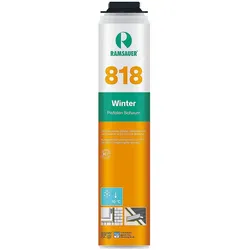 PU-Schaum Pistolen-Winterschaum, Ramsauer, Typ 818 1-K-PU Schaum NBS, Baustoffklasse F (Österreich/Schweiz), 750ml