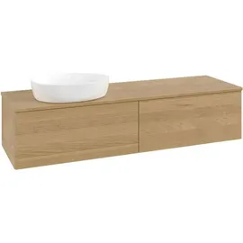 Villeroy & Boch Waschtischunterschrank 2 Auszüge 160 x 36 x 50 cm Eiche