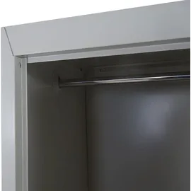 Mendler Schließfach Boston T853 185 x 38 x 45 cm dunkelgrau