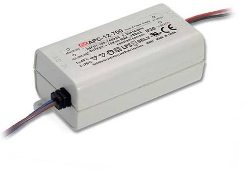 Mean Well APC-12-700 LED-Treiber Konstantstrom 12W 0.7A 9 - 18 V/DC nicht dimmbar, Überlastschutz 1