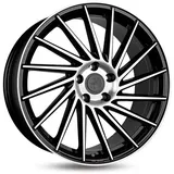 Keskin Wheels Kt17 Black Front Polish 8.5x19 ET 45 5/112 Alufelge Schwarz