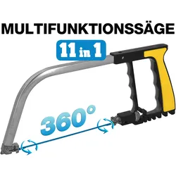 Multifunktionssäge 11 in 1 für Glas, Holz, PVC, GFK, Metall, Fliesen & Stein