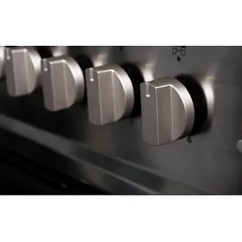 Gurari Elektro-Standherd GCH E 912 X + GCH 147 IS 9 Dunstabzugshaube 90 cm - Silber