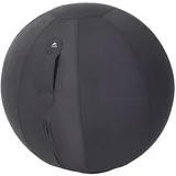 Alba Krapf Alba Ergonomischer Sitzball Stoff Schwarz 120 kg MHBALL N 65 mm x 65 mm
