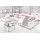 KAWOLA Sofa CARA Wohnlandschaft U-Form Cord olivgrün Longchair rechts