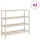 vidaXL Schuhregal 82 x 14 x 31 cm 4 Böden beige