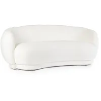 BIZZOTTO Sofa Tecla aus Boucle-Stoff, Weiß