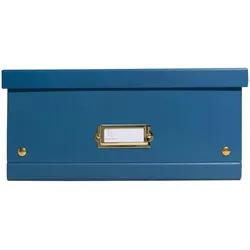 Exacompta 62452E 5x Ablagebox, flach geliefert 33x50x16cm, Neo Deco - Bleu de France