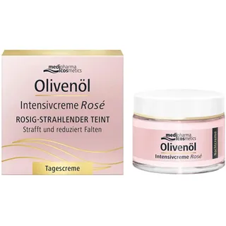 medipharma cosmetics Olivenöl Intensiv Rose Tagescreme 50 ml + gratis Intensiv Rose Nachtpflege 15 ml