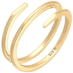 Elli Wickelring Twist Fein 925 Silber 56 Damen 