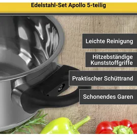 Krüger Apollo Topf-Set 5-tlg.