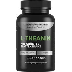 L-Theanin Kapseln, 400mg aus Grüntee Blattextrakt von EXVital