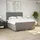 vidaXL Boxspringbett 180 x 200 cm Taupe