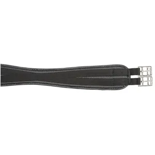 Kerbl Sattelgurt geschweift 115 cm Schwarz