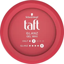 Schwarzkopf taft Gel Wax 75ml Strahlender Glanz Halt Stufe 2 Glanz Stufe 5