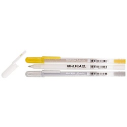 Sakura Gelstifte, weiß/gold/silber, 3 Stifte