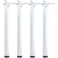 Vasalat CAMAR Tischbeine höhenverstellbar 700-730mm ø 60mm, Stahl weiß