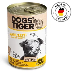 Dogs'n Tiger Hund 12 x 400g Dose  Mahlzeit Sparpaket