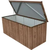 Duramax Metall Garten Gerätebox 770 L Braun