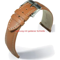 Eulit Kalb- / Rindleder glatt Eliros Elegant 20mm" E512216620221" - natur