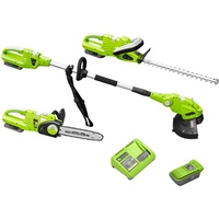 Zipper ZI-GPS40V Gartenpflege Akku-Maschinenset inkl. Akku 2.0Ah