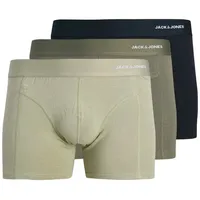 JACK & JONES JACGABRIEL BAMBOO TRUNKS 3 Pack smokey olive/white/khaki XXL