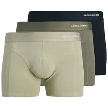JACK & JONES JACGABRIEL BAMBOO TRUNKS 3 Pack smokey olive/white/khaki XXL