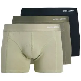JACK & JONES JACGABRIEL BAMBOO TRUNKS 3 Pack smokey olive/white/khaki XXL