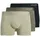 JACK & JONES JACGABRIEL BAMBOO TRUNKS 3 Pack smokey olive/white/khaki XXL