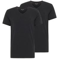 MUSTANG T-Shirt »Amado«, (Packung, 2er), schwarz
