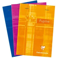 Clairefontaine 5x Block Pupitre DIN A6 80 Blatt 90g