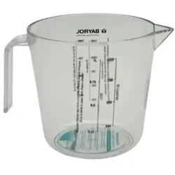 Bayrol Messbecher mit Skala 1 L