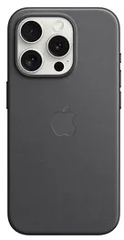 Apple Feingewebe Case mit MagSafe Handy-Cover für Apple iPhone 15 Pro schwarz