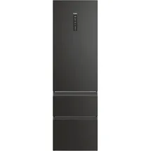 Haier HTW5620DNPT 3D 60 Serie 5 Kühl-Gefrierkombination (414 l, 2050 mm hoch, Schwarz)
