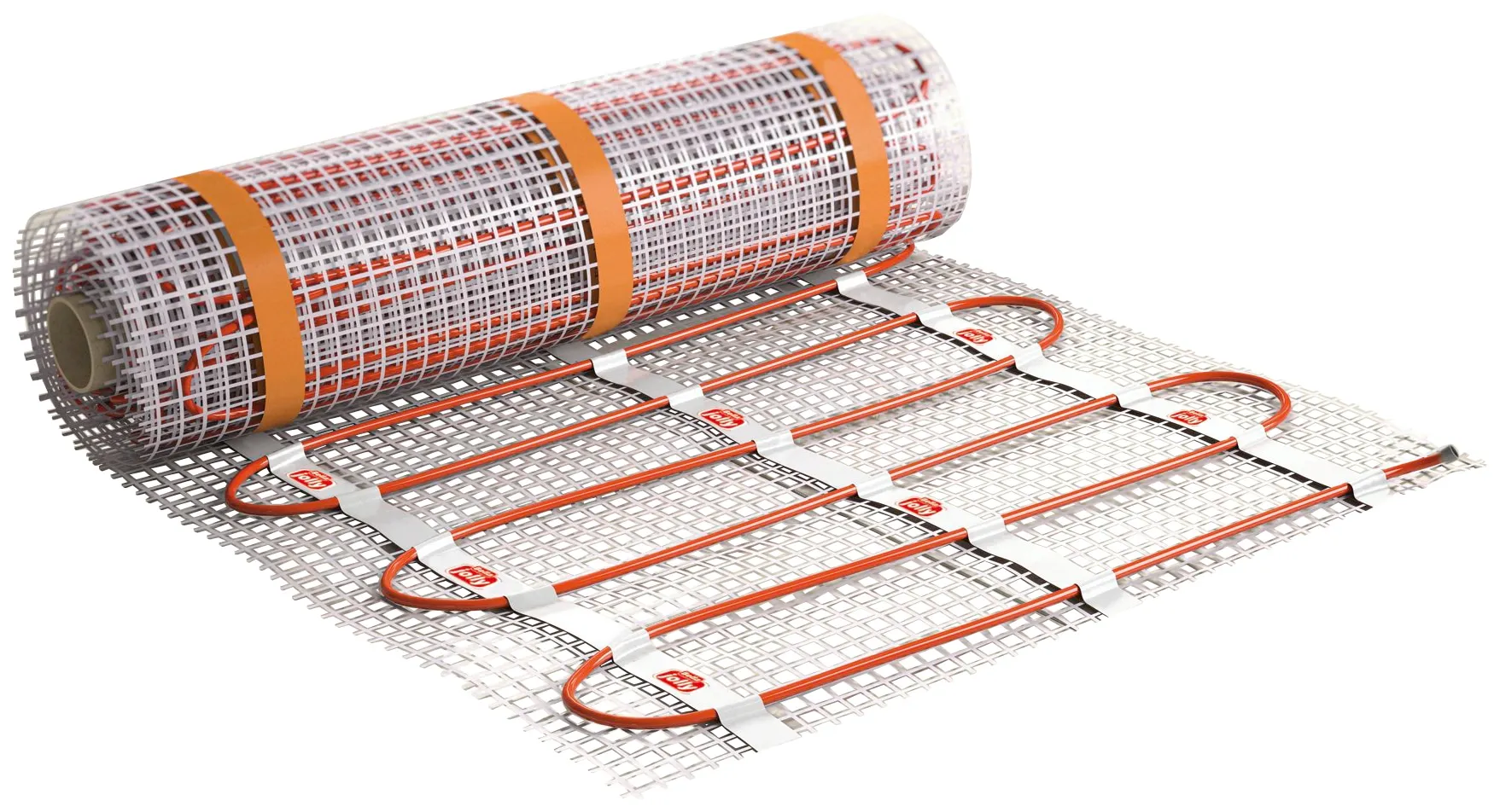 BELLA JOLLY Fußbodenheizung "Elektroheat Comfort" Heizmatten Gr. L: 960 cm, 5 m2, orange Fußbodenheizung