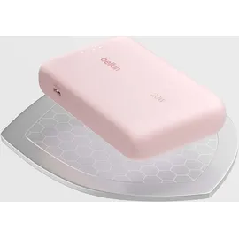 Belkin BoostCharge - Powerbank - mit integriertem Kabel - 10000 mAh - 20 Watt - 3 A - Fast Charge - 2 Ausgabeanschlussst